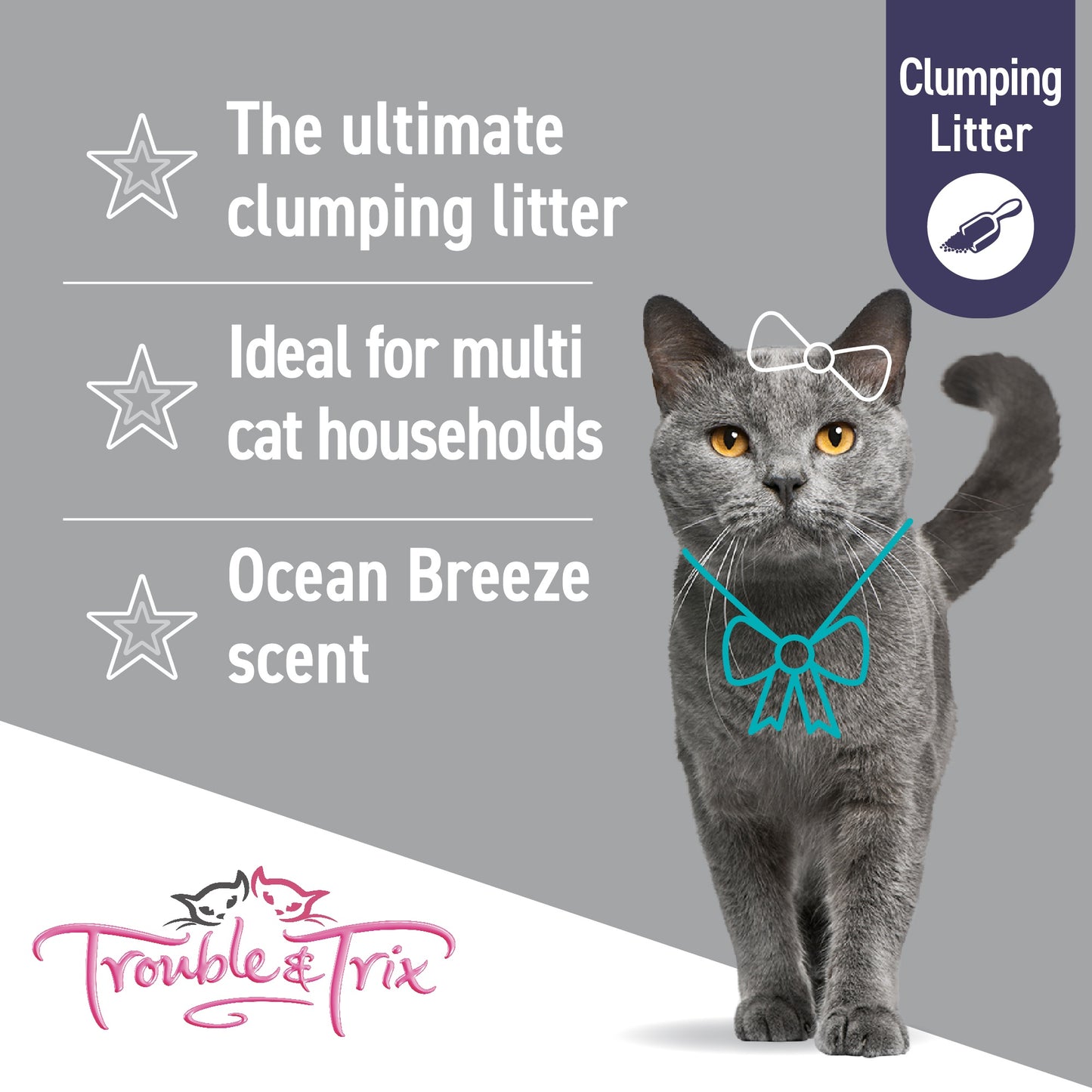 Trouble N Trix Ultra Scoop Clumping Cat Litter