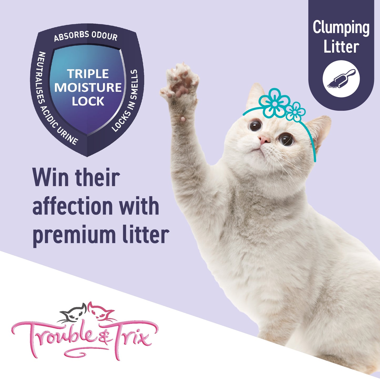 Trouble N Trix Ultra Scoop Clumping Cat Litter