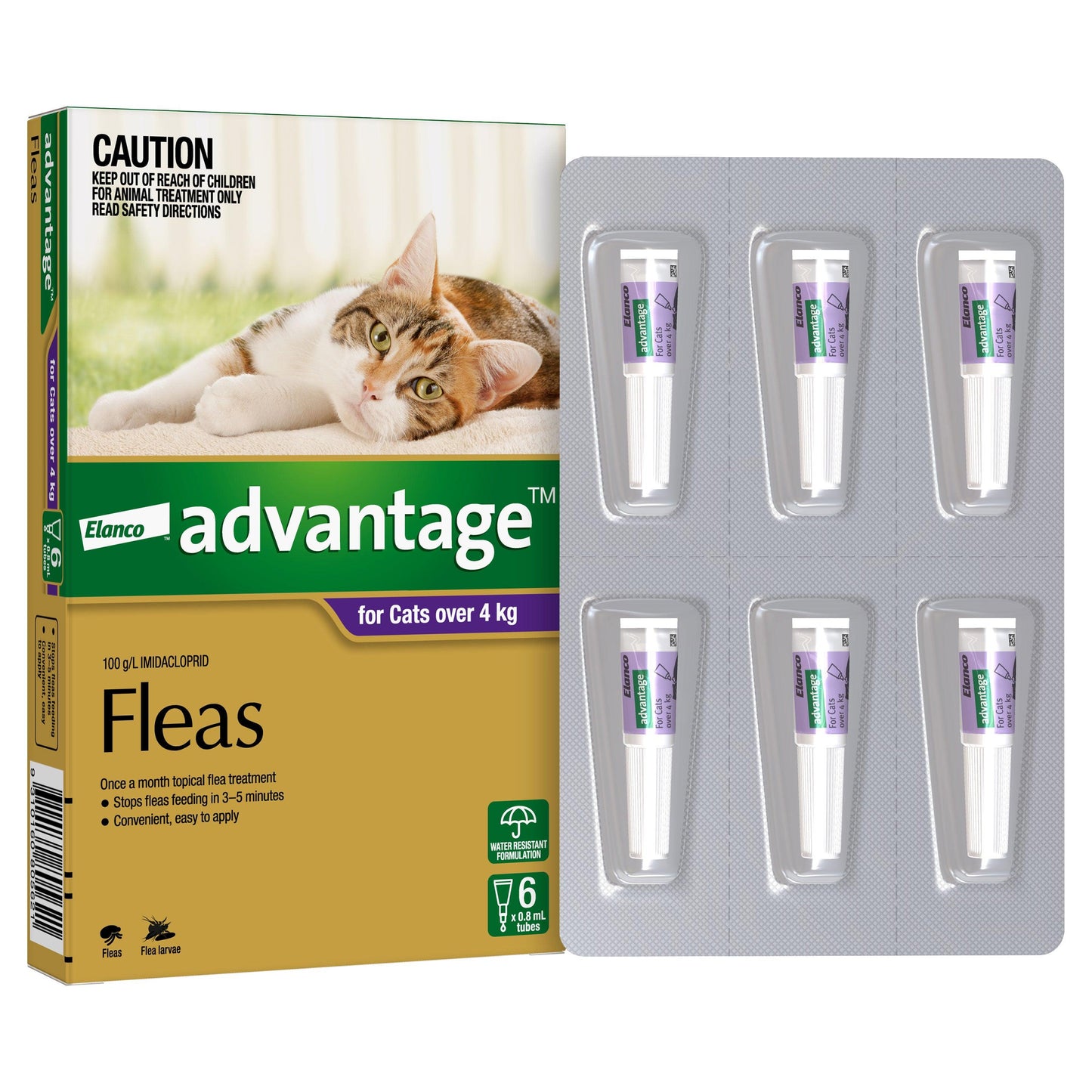 Advantage Spot-On Flea Treatment >4kg Cat