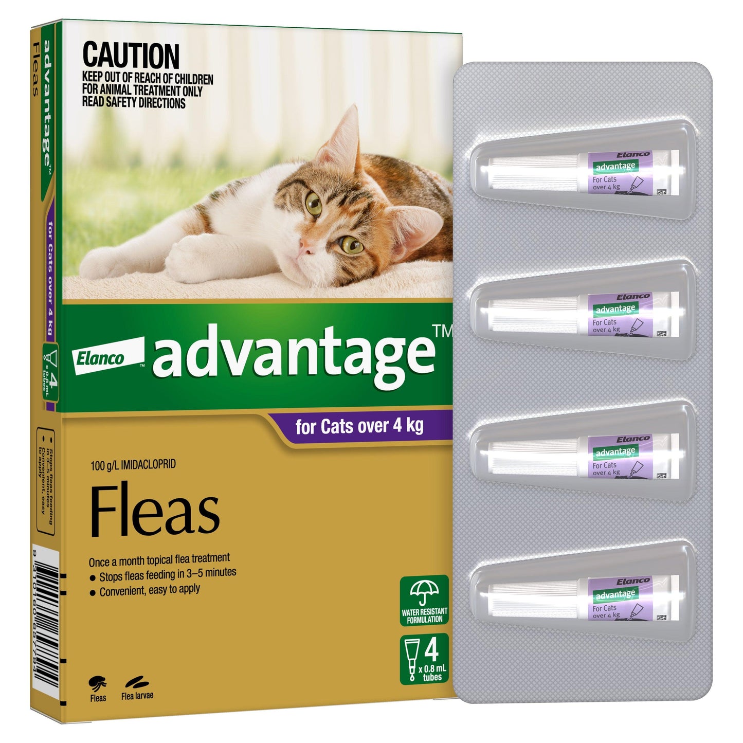 Advantage Spot-On Flea Treatment >4kg Cat