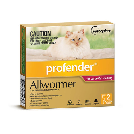 Profender Topical Allwormer 5-8kg Cat