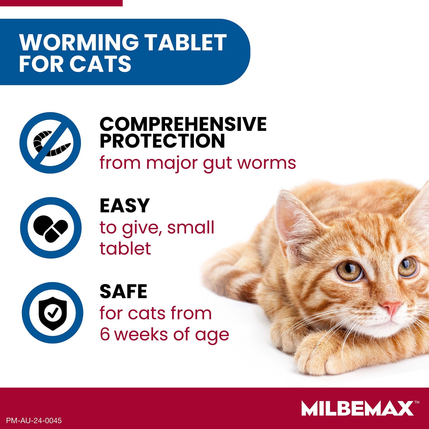 Milbemax Allwormer >2kg Cat