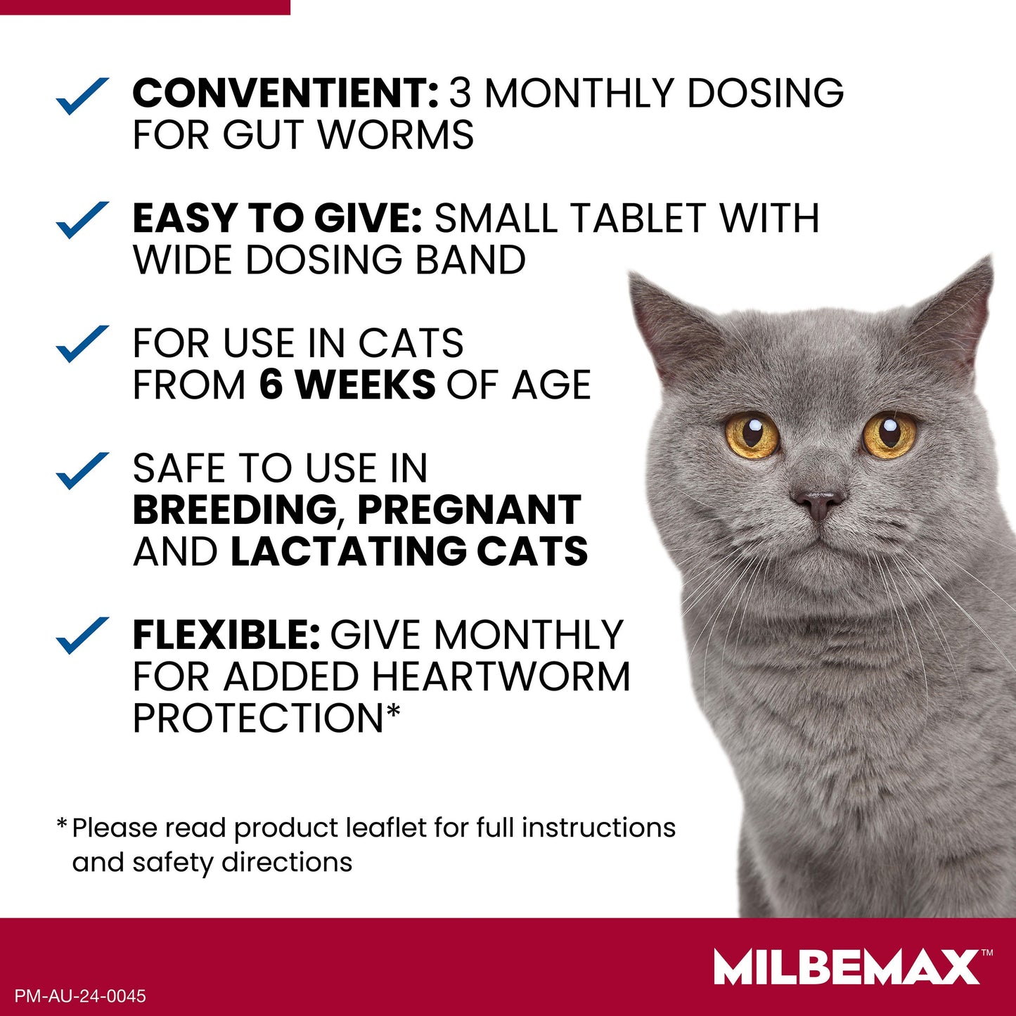 Milbemax Allwormer >2kg Cat