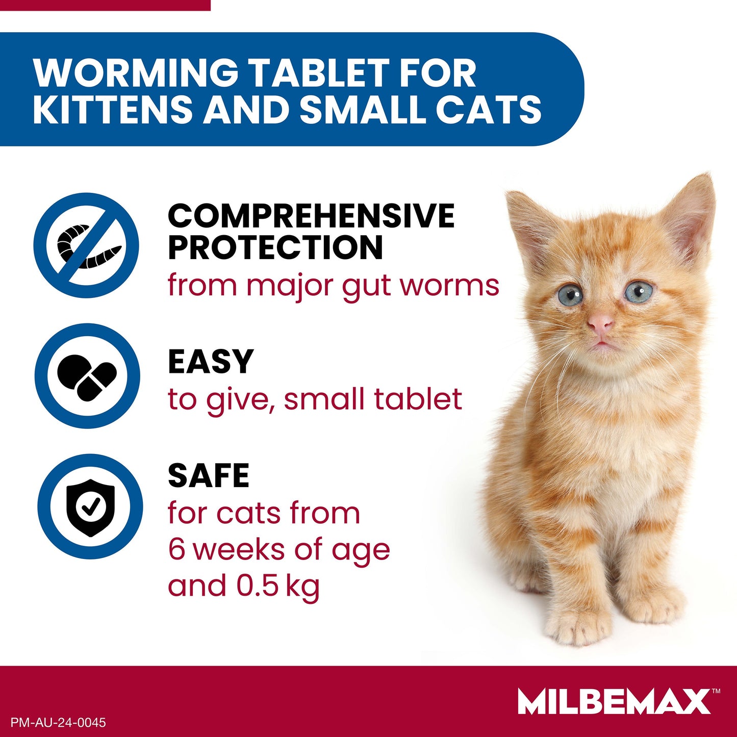 Milbemax Allwormer 0.5-2kg Cat