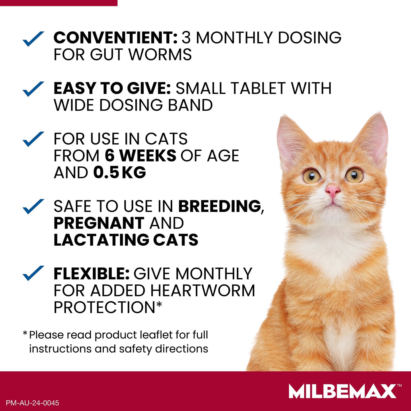 Milbemax Allwormer 0.5-2kg Cat