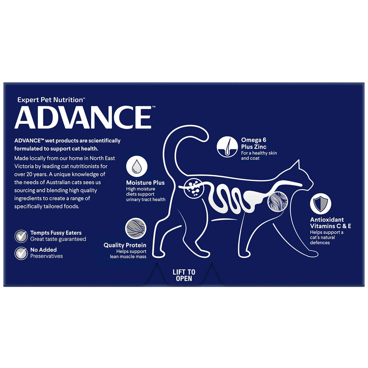 Advance Adult Chicken & Salmon Medley Wet Cat Food