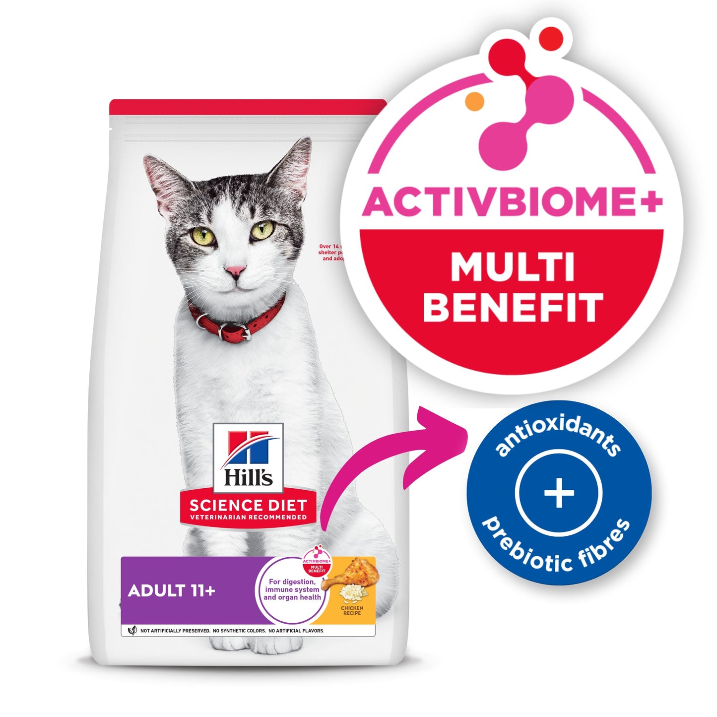 Hill's Science Diet 11+ Senior Dry Cat Food