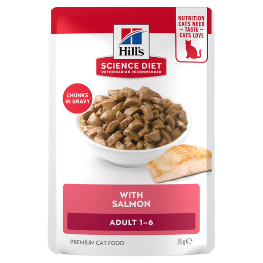 Hill's Science Diet Adult Ocean Fish Pouches Wet Cat Food 85g