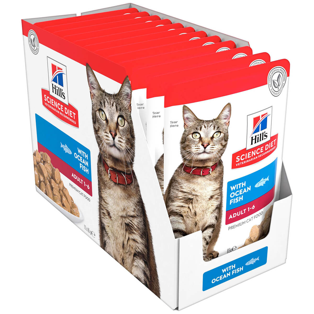 Hill's Science Diet Adult Ocean Fish Pouches Wet Cat Food 85g