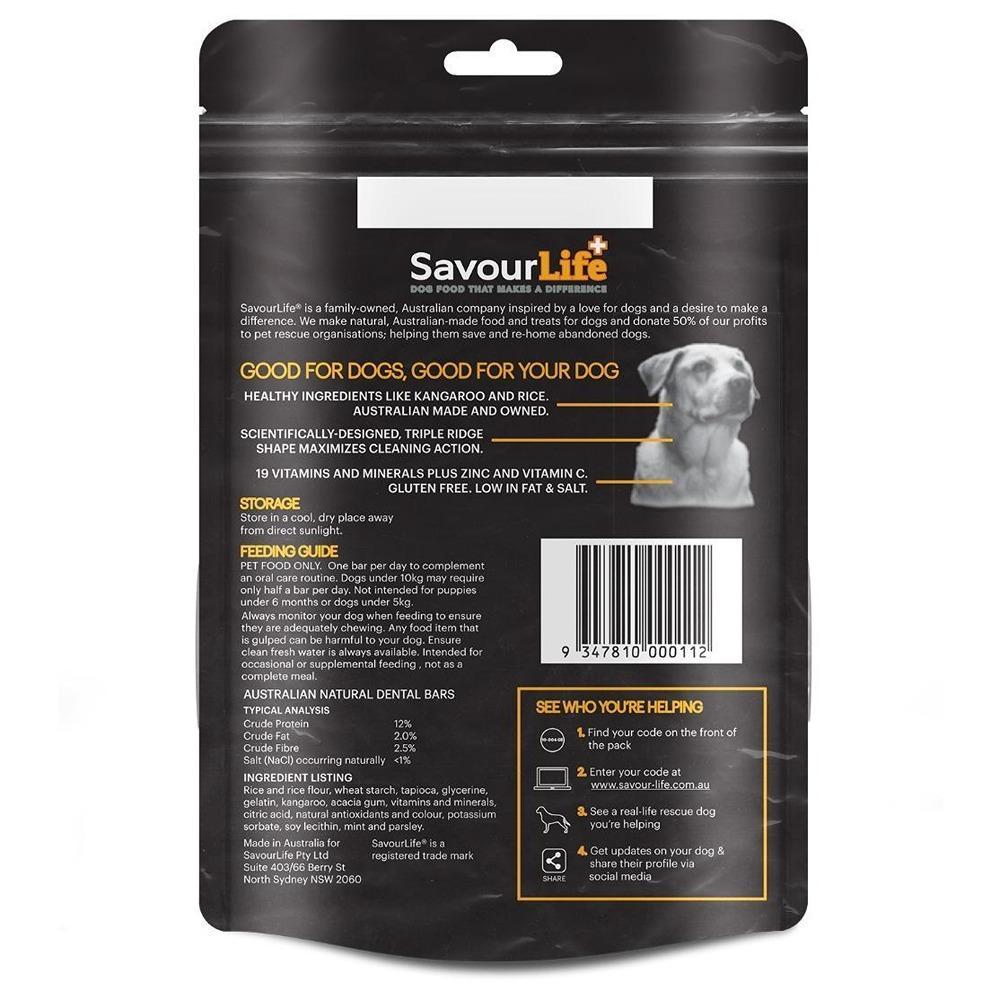 SavourLife Natural Dental Bars Dog Treats