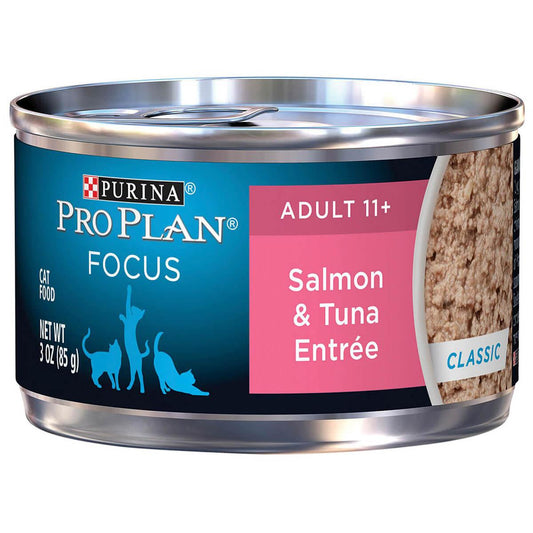 Pro Plan Focus 11+ Senior Salmon & Tuna Entree Wet Cat Food