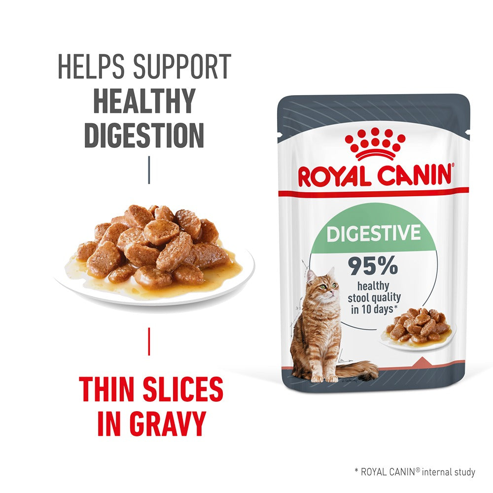 Royal Canin Digestive Care Gravy Adult Wet Cat Food