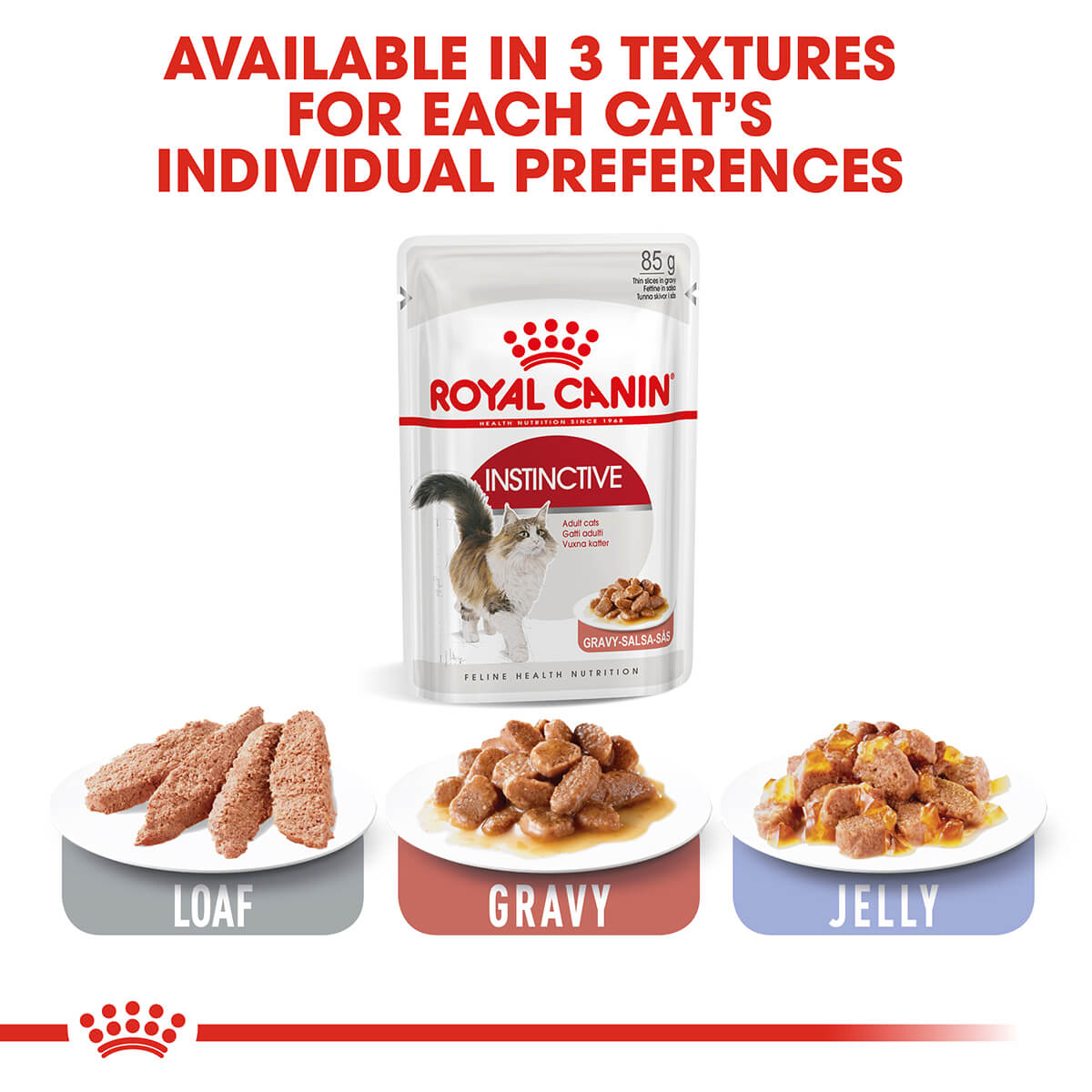Royal Canin Instinctive Gravy Adult Wet Cat Food