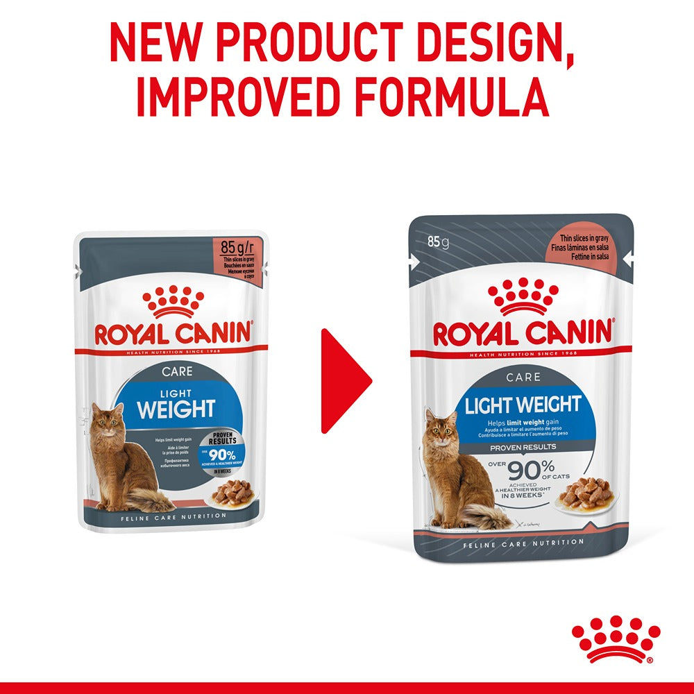 Royal Canin Light Weight Care Gravy Adult Wet Cat Food 85g