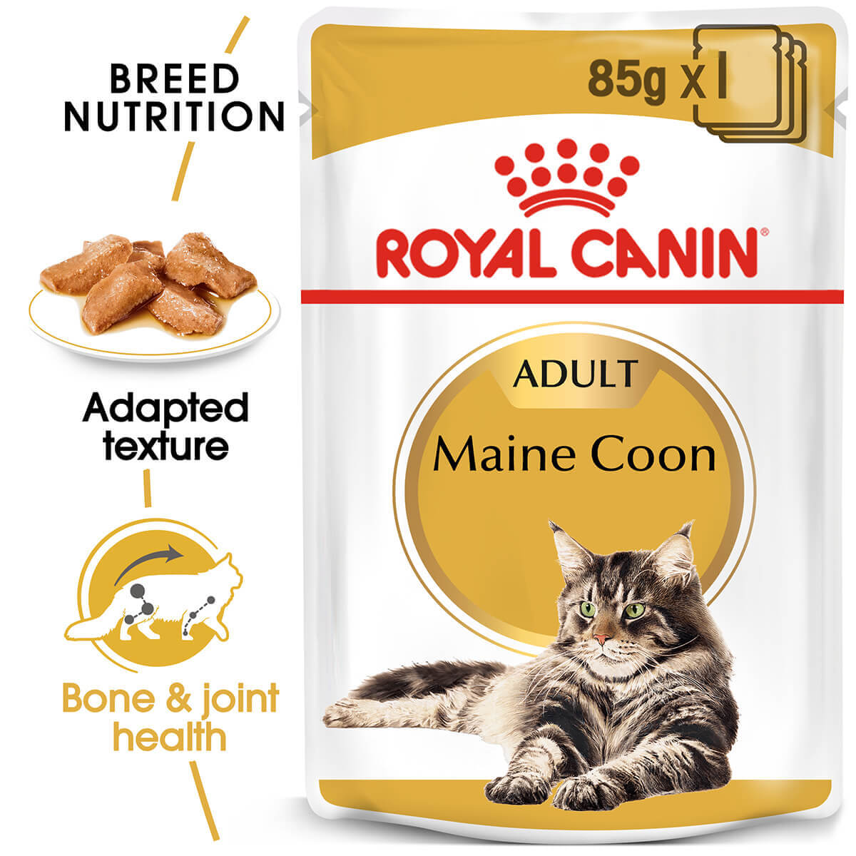 Royal Canin Maine Coon Adult In Gravy Wet Cat Food