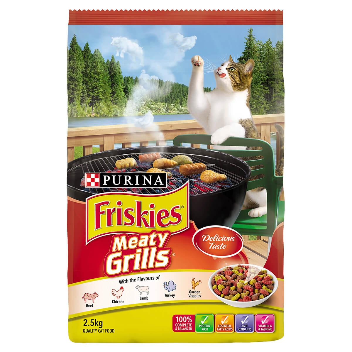 Purina Friskies Meaty Grills Adult Dry Cat Food