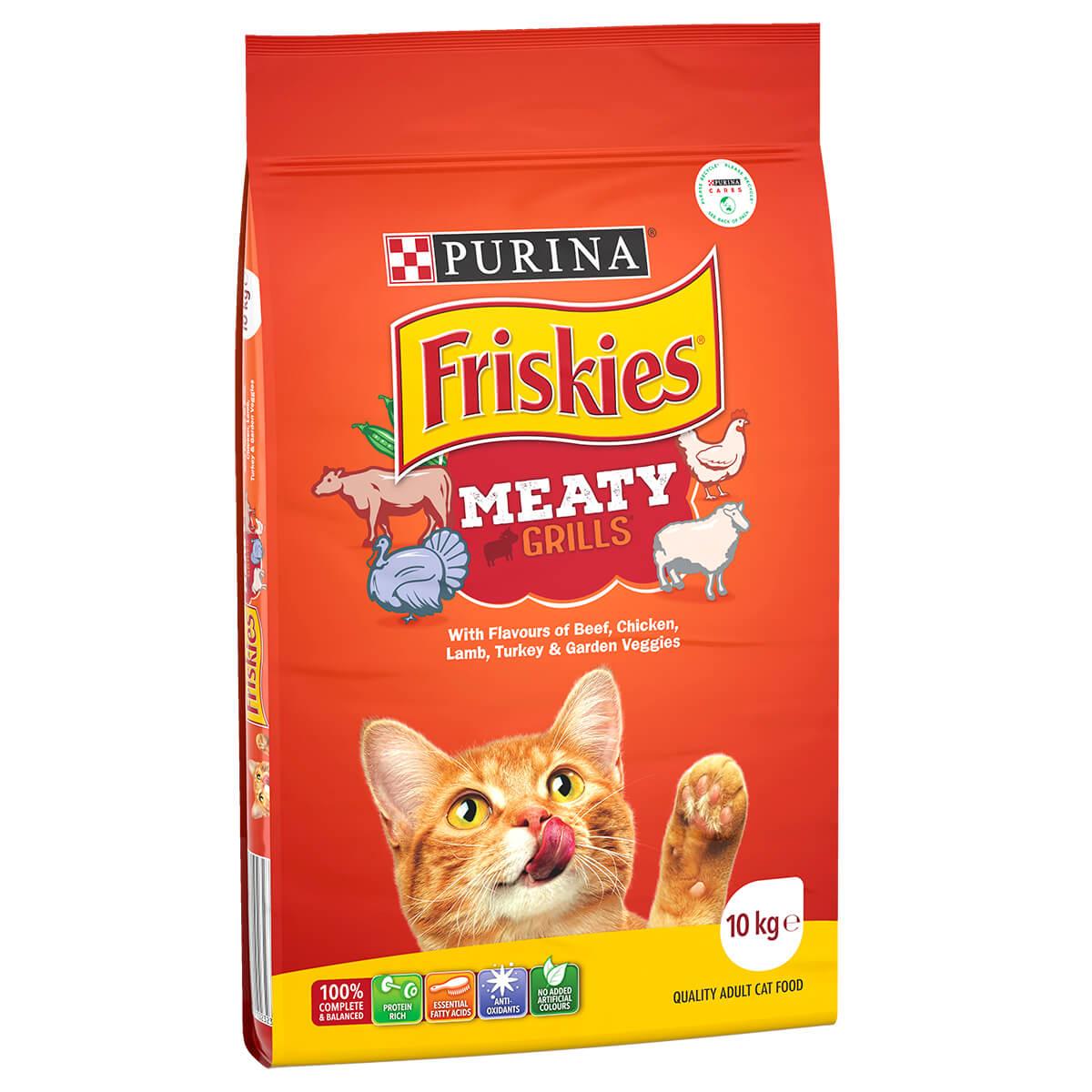 Purina Friskies Meaty Grills Adult Dry Cat Food