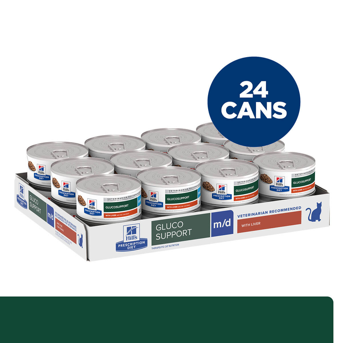 Hill's Prescription Diet M/D GlucoSupport Liver Wet Cat Food