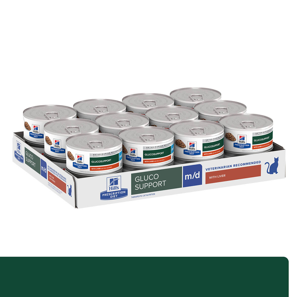 Hill's Prescription Diet M/D GlucoSupport Liver Wet Cat Food