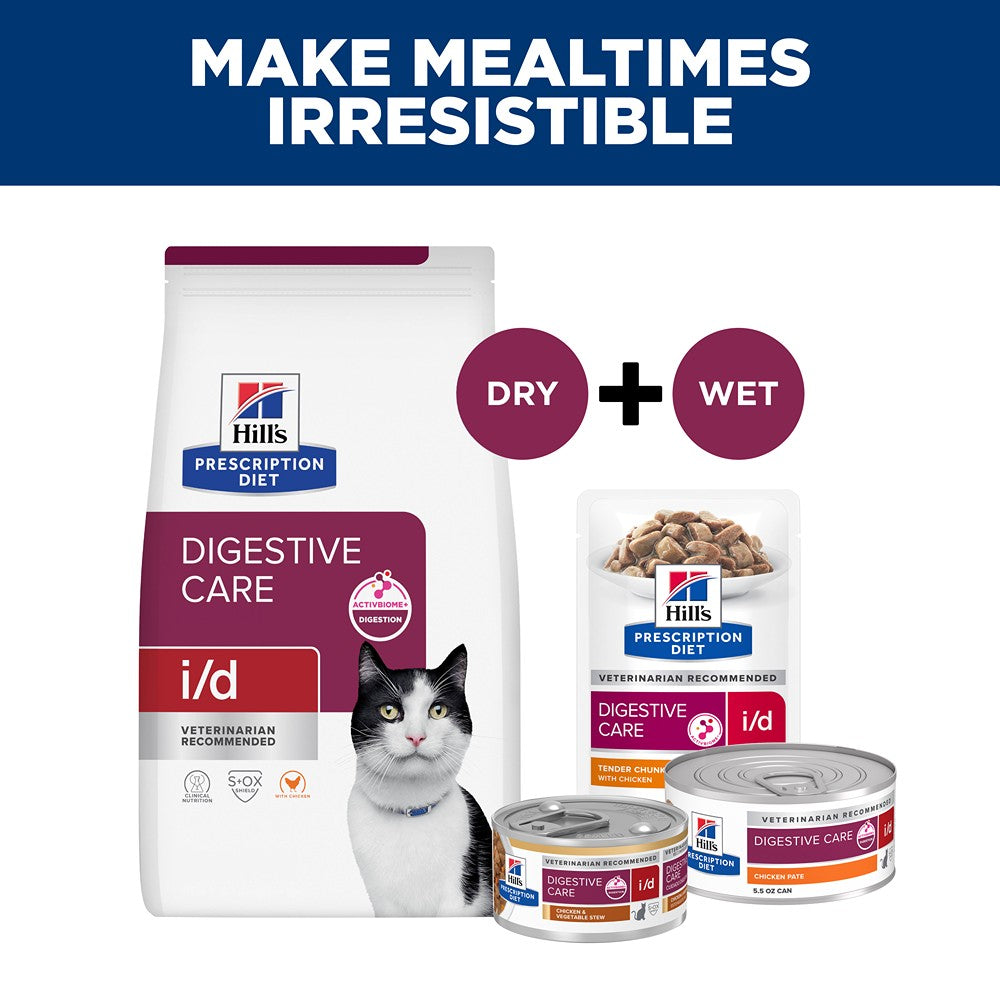 Hill's Prescription Diet I/D Digestive Care Chicken Wet Cat Food