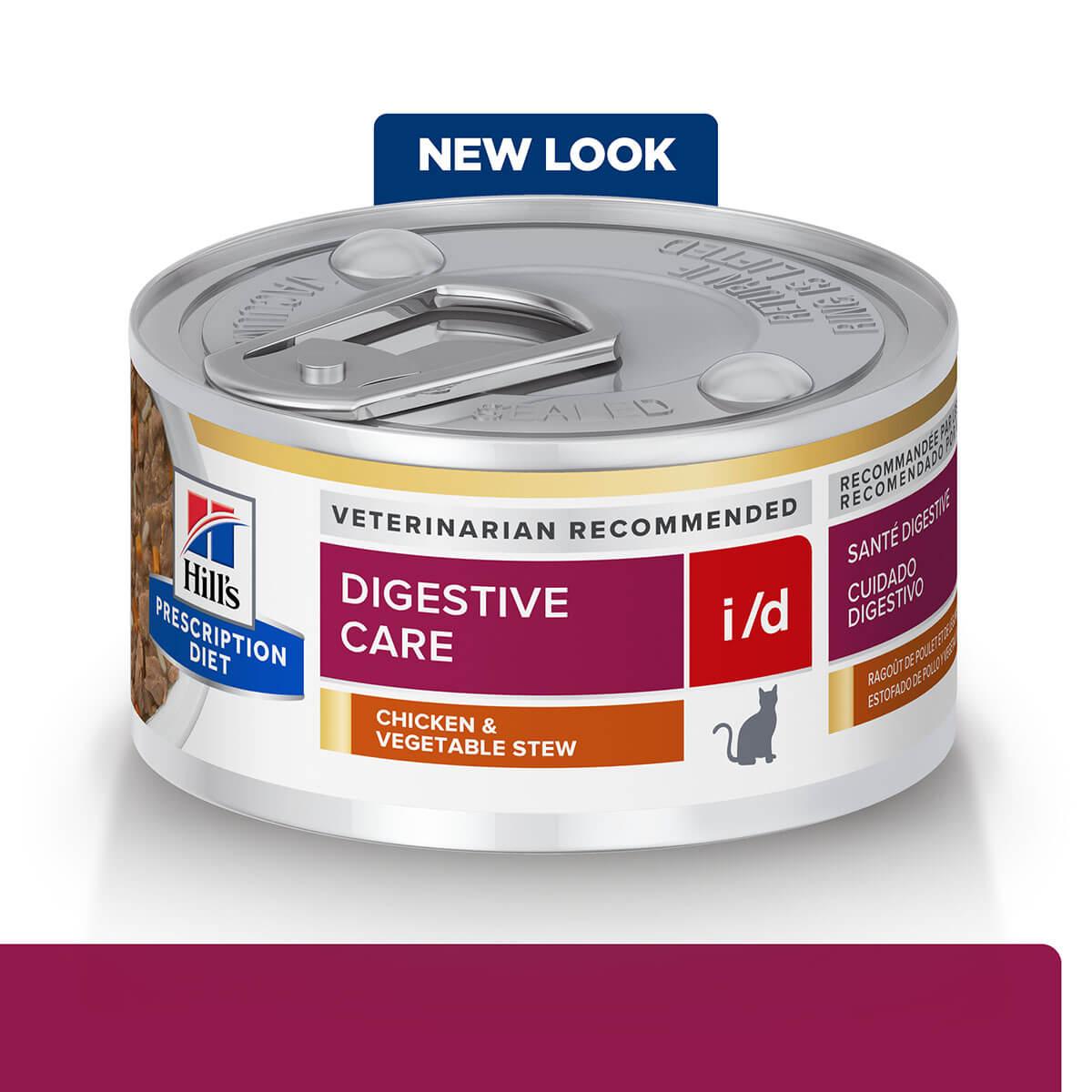 Hill's Prescription Diet I/D Digestive Care Chicken & Vegetable Stew Wet Cat Food