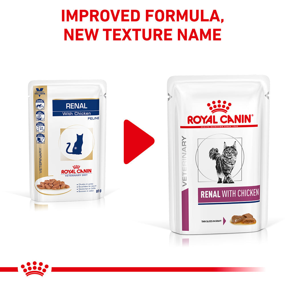 Royal Canin Veterinary Renal Chicken Wet Cat Food