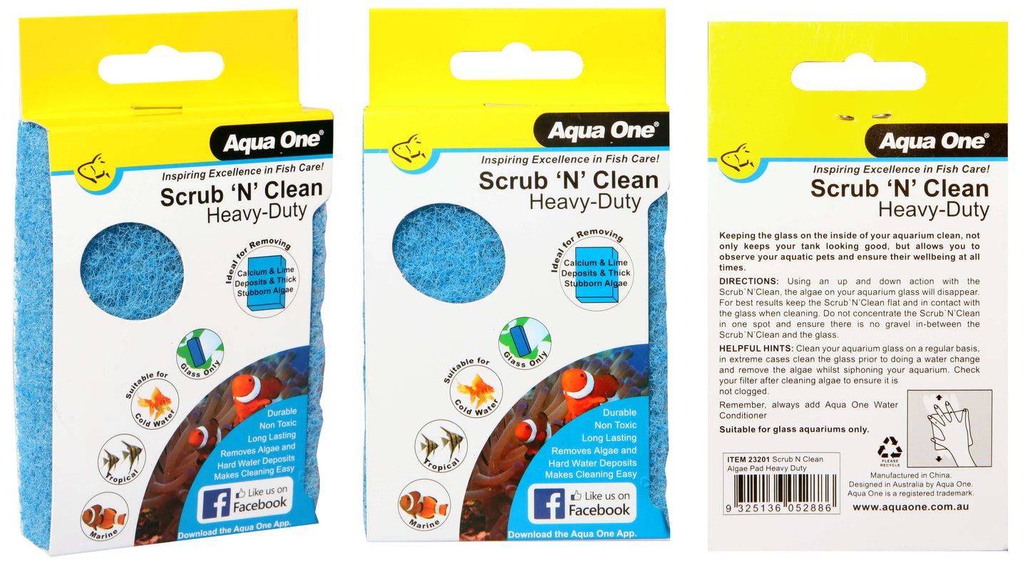 Aqua One Scrub n Clean Algae Coarse Pad