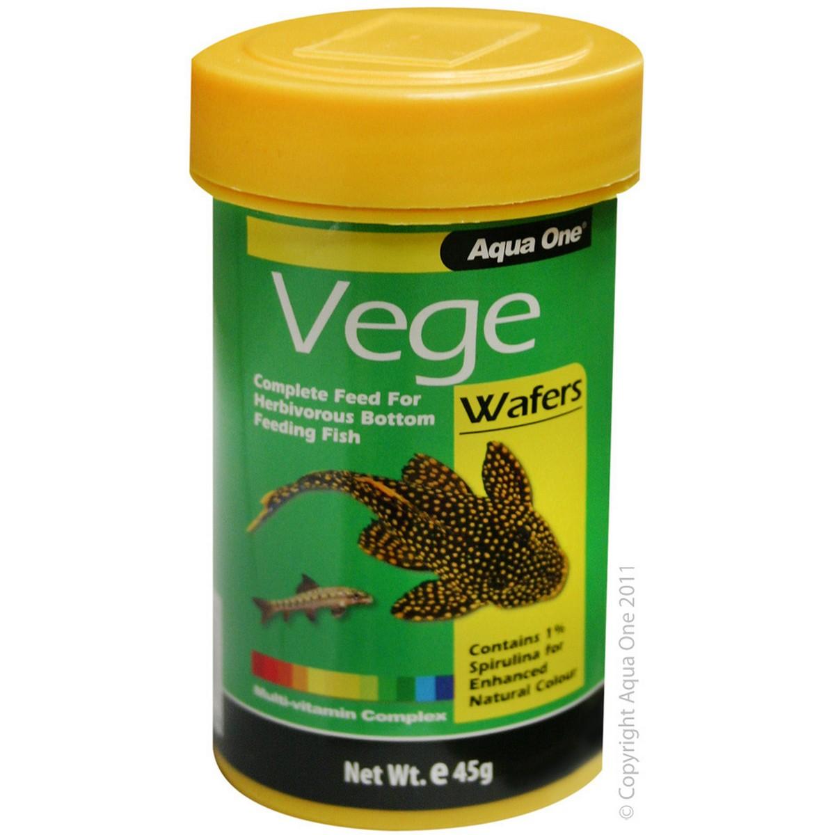 Aqua One Vege Wafer Fish Food