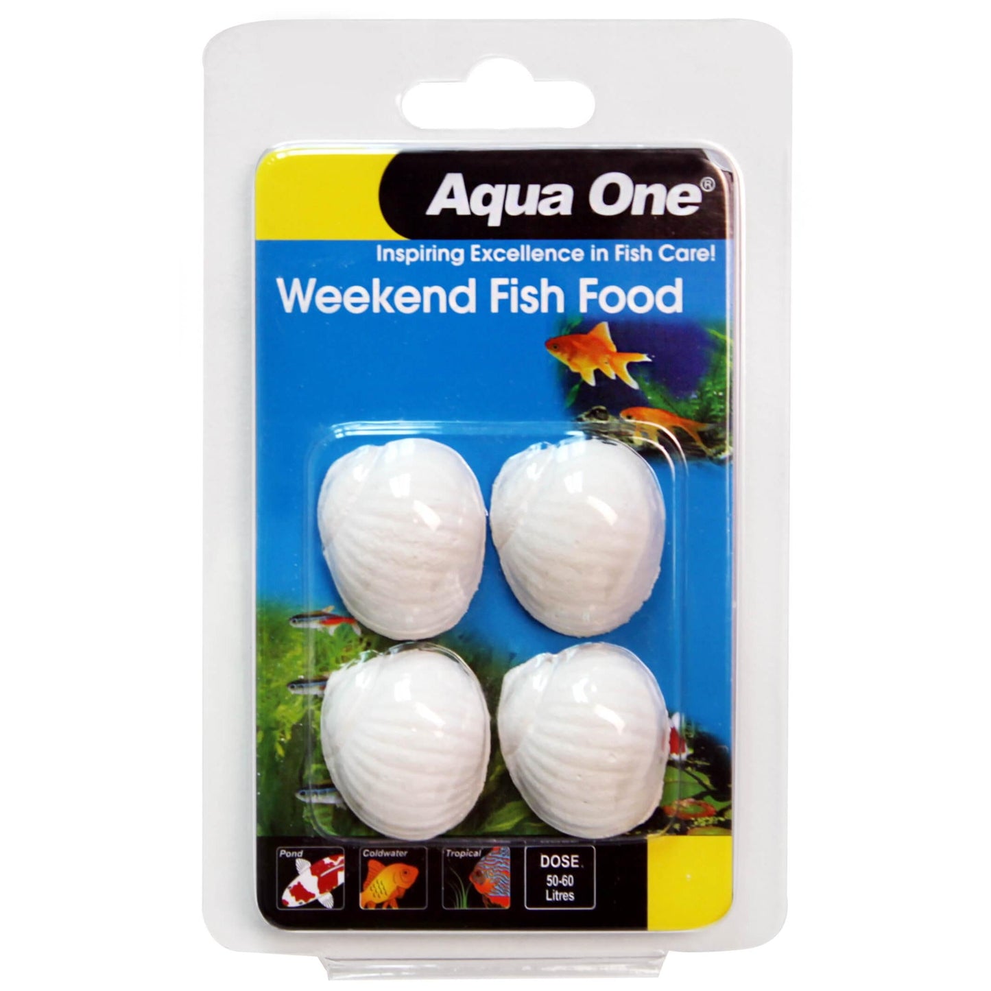 Aqua One Block Weekend Fish Food 20g