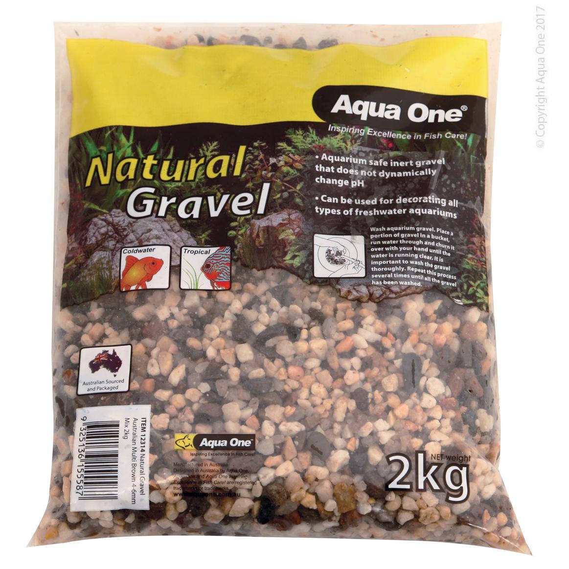 Aqua One Natural Gravel 2kg