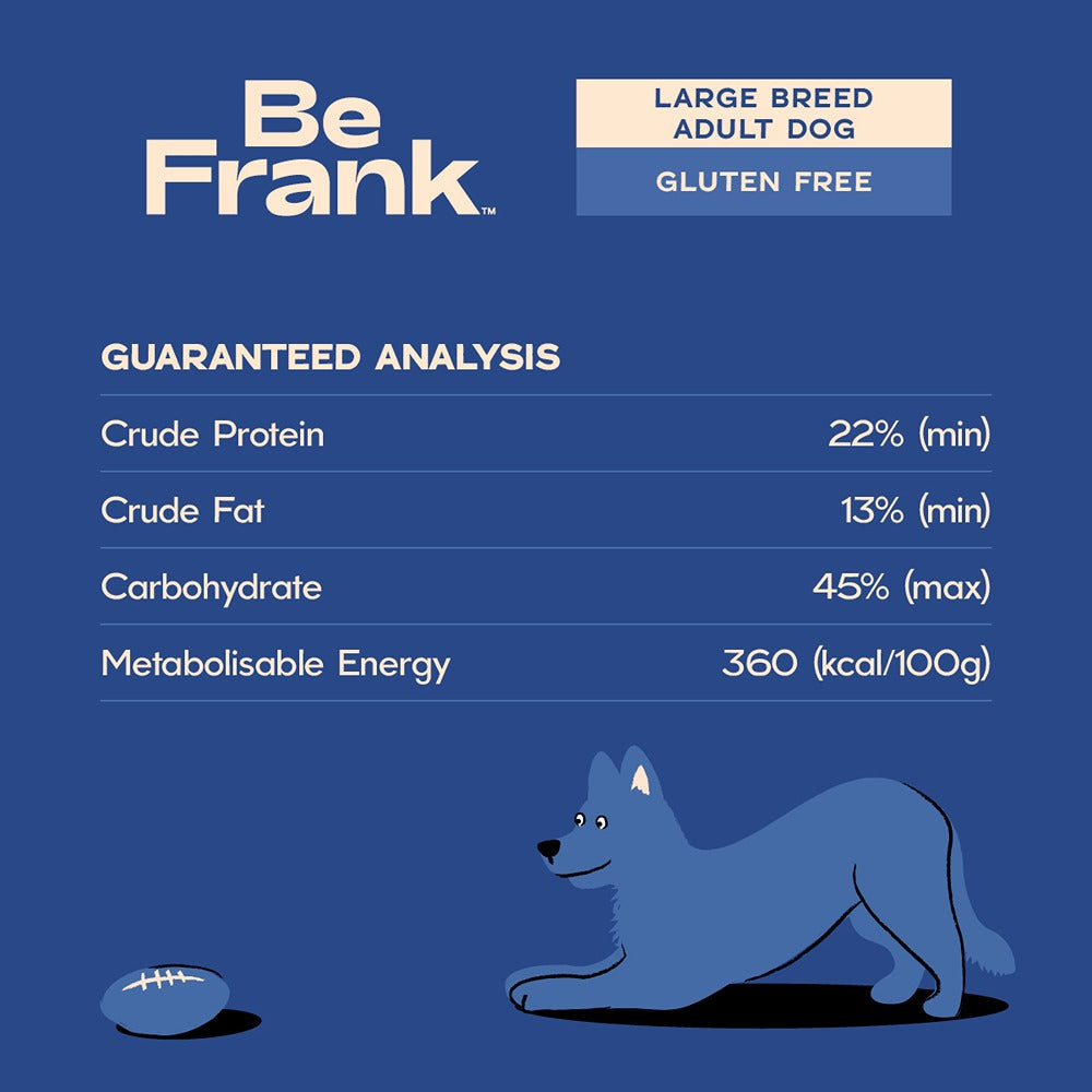 Be Frank Large Breed Salmon & Sardine Dry Dog Food