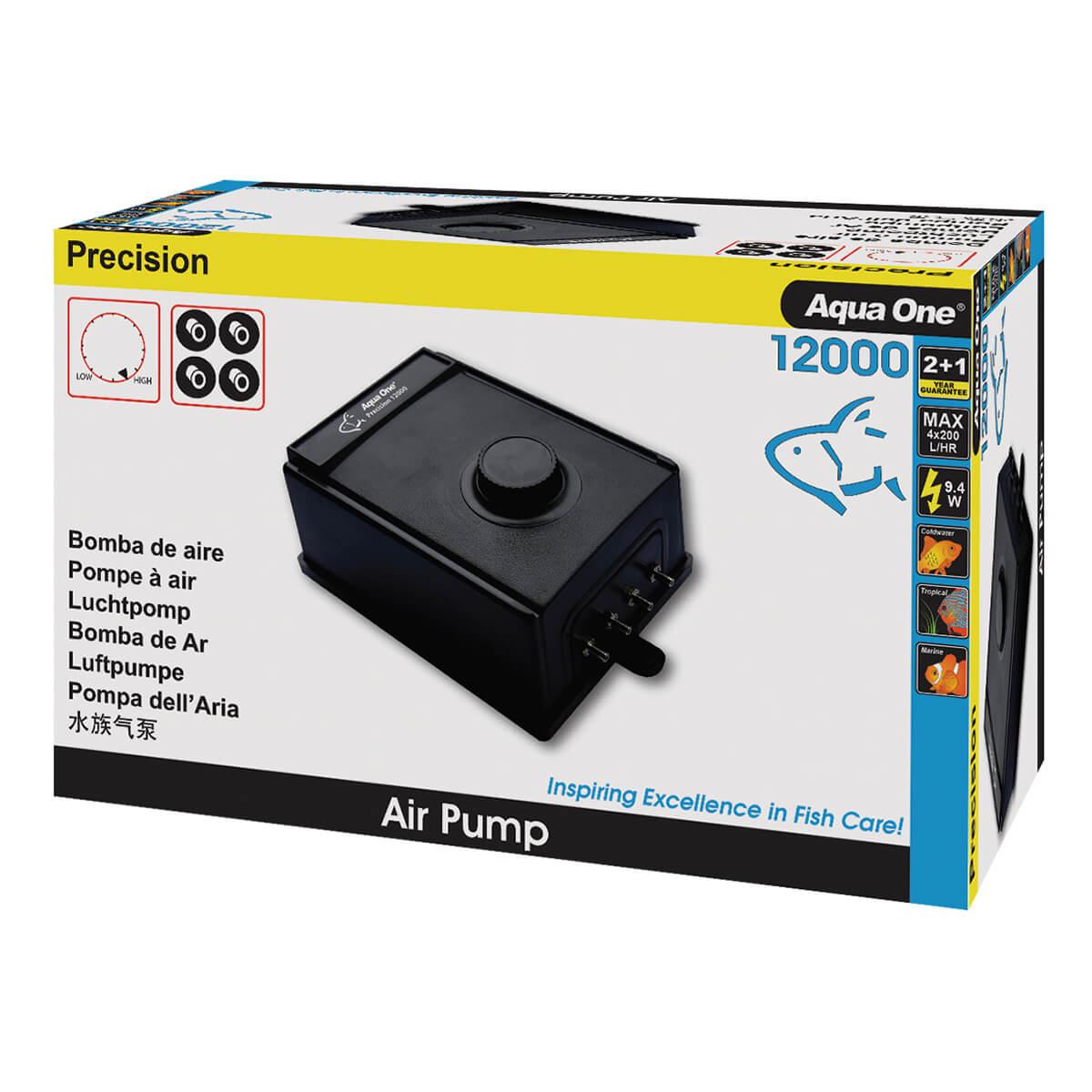 Aqua One Sr12000 Airpump 4 Outlet 1900l/Hr