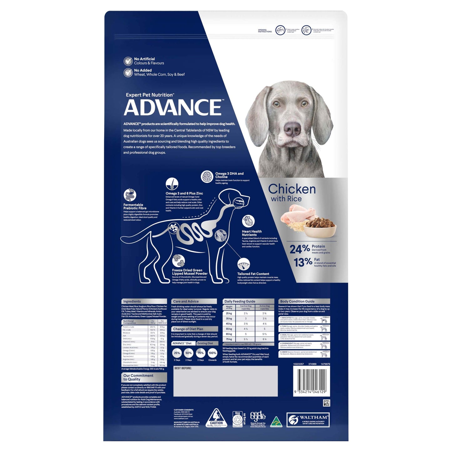 Advance Healthy Ageing Large Breed Chicken Dry Dog Food