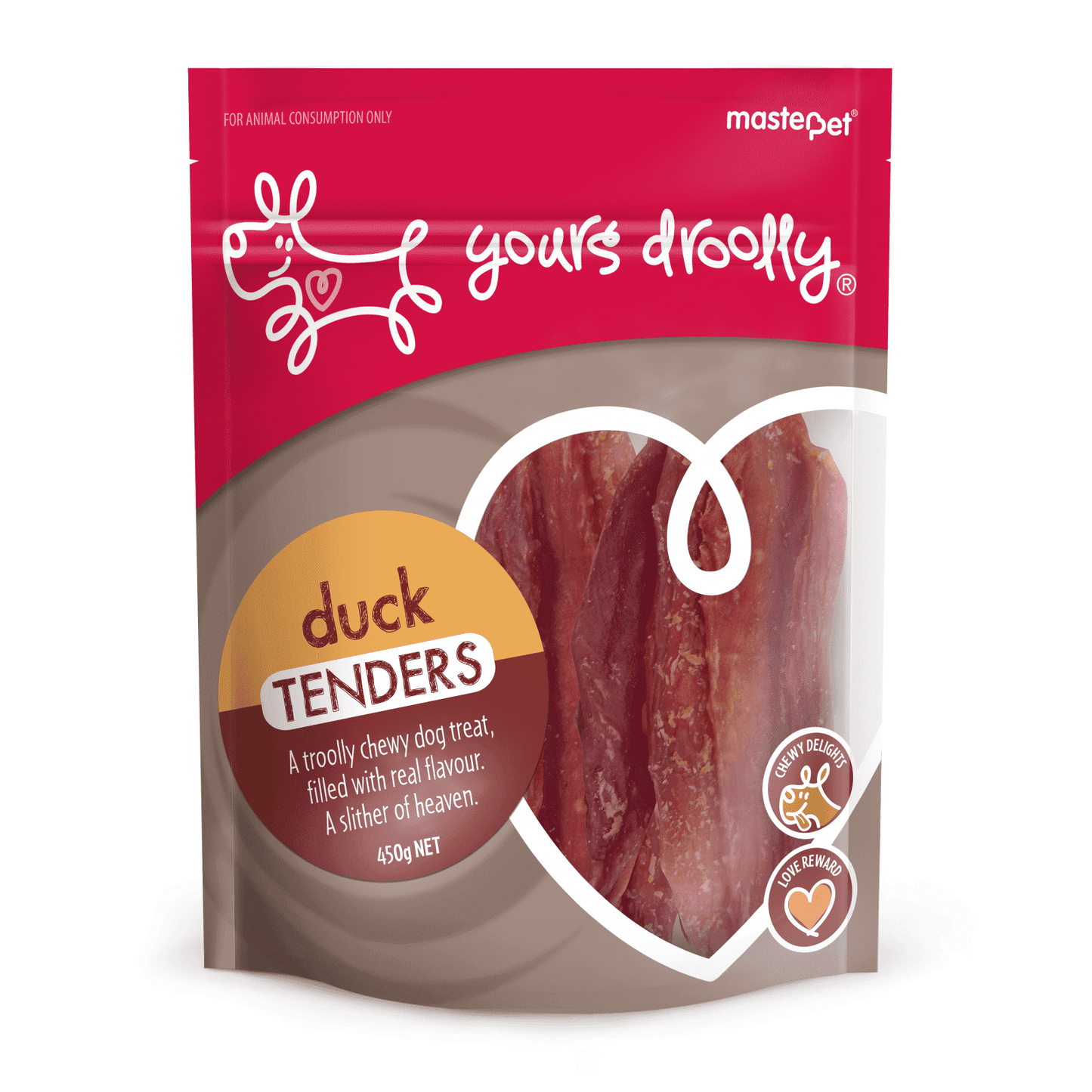 Yours Droolly Duck Tenders Dog Treats