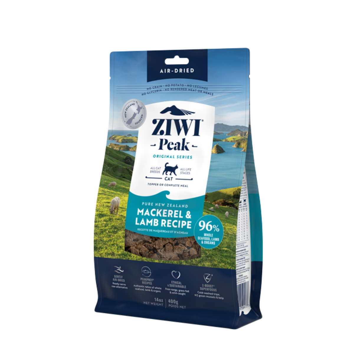 Ziwi Peak Air Dried Mackerel & Lamb Recipe Dry Cat Food