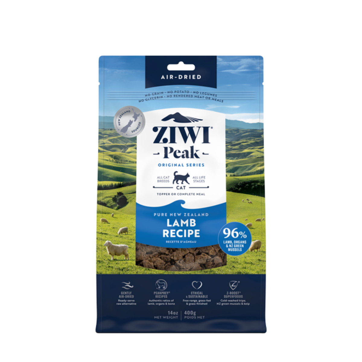 Ziwi Peak Air Dried Lamb Recipe Dry Cat Food