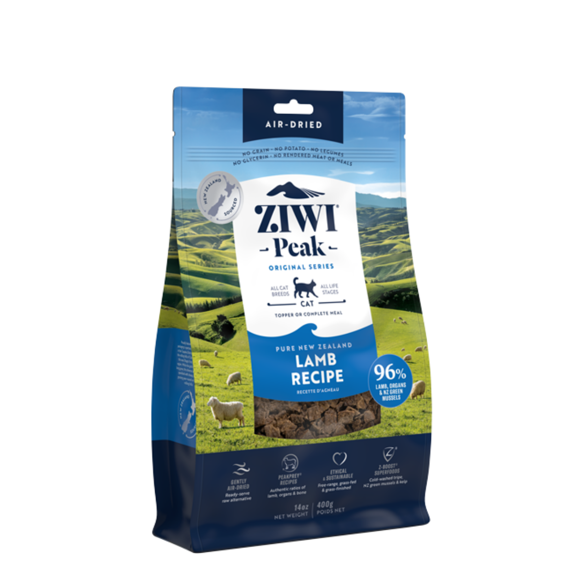 Ziwi Peak Air Dried Lamb Recipe Dry Cat Food