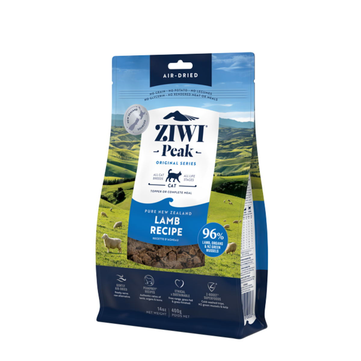 Ziwi Peak Air Dried Lamb Recipe Dry Cat Food