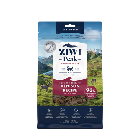 Ziwi Peak Air Dried Venison Recipe Dry Cat Food 400g