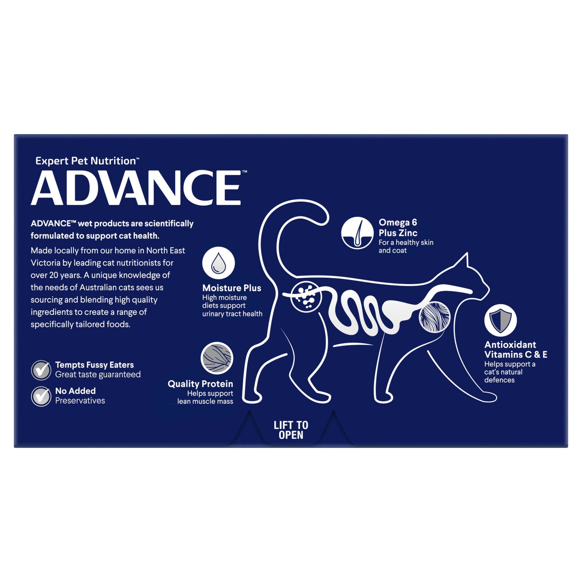 Advance Adult Chicken & Liver Medley Wet Cat Food - PetPost Australia