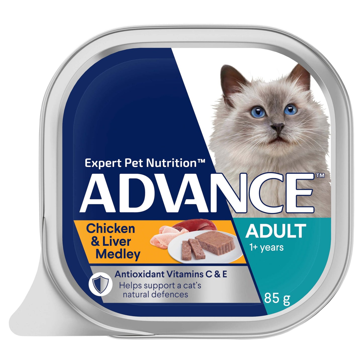 Advance Adult Chicken & Liver Medley Wet Cat Food - PetPost Australia