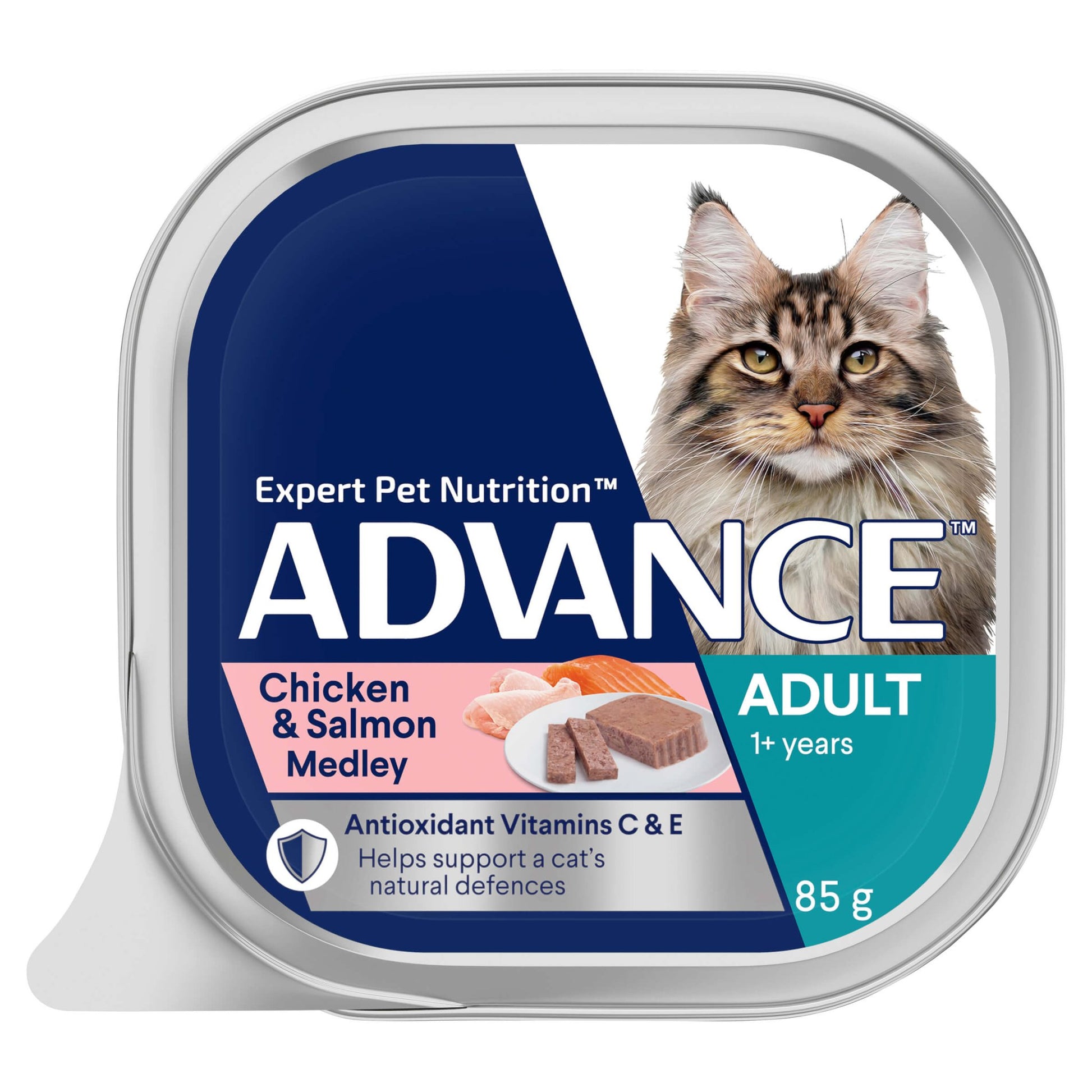 Advance Adult Chicken & Salmon Medley Wet Cat Food - PetPost Australia