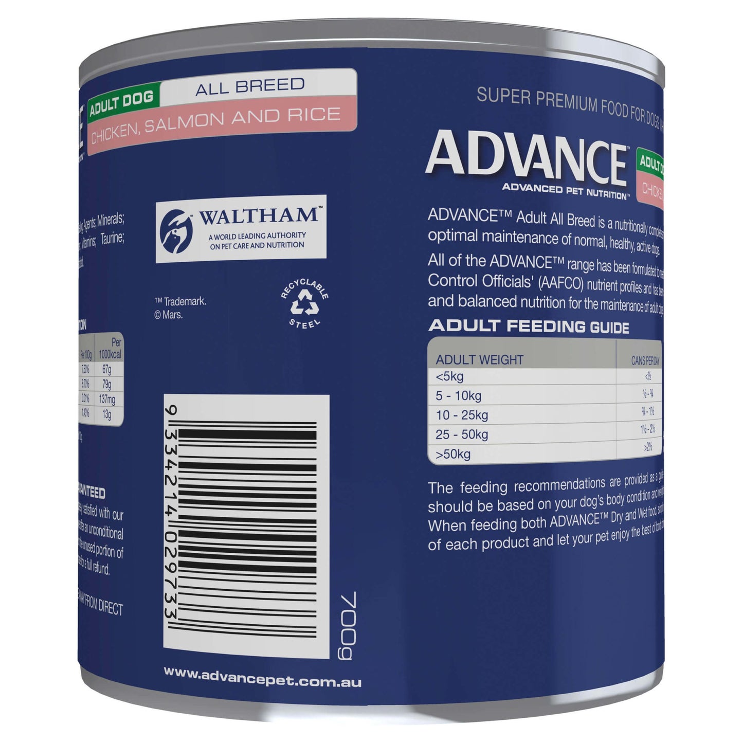 Advance Adult Chicken, Salmon & Rice Wet Dog Food - PetPost Australia