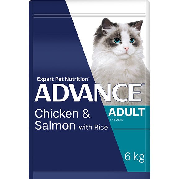 Advance Chicken & Salmon with Rice Adult Dry Cat Food - PetPost Australia