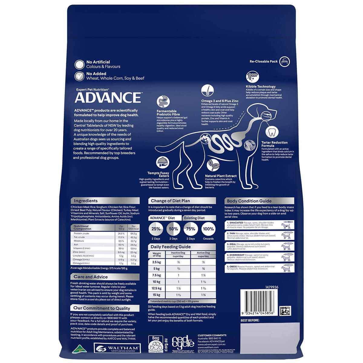 Advance Dental Care Toy & Small Breed Adult Dry Dog Food - PetPost Australia