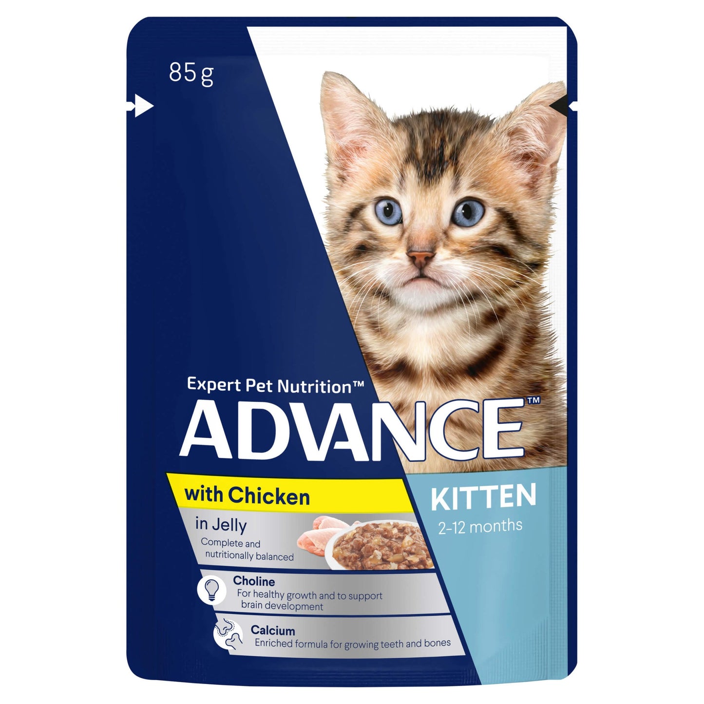 Advance Kitten Chicken in Jelly Wet Cat Food - PetPost Australia