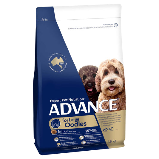 Advance Large Oodles Salmon With Rice Dry Dog Food - PetPost Australia