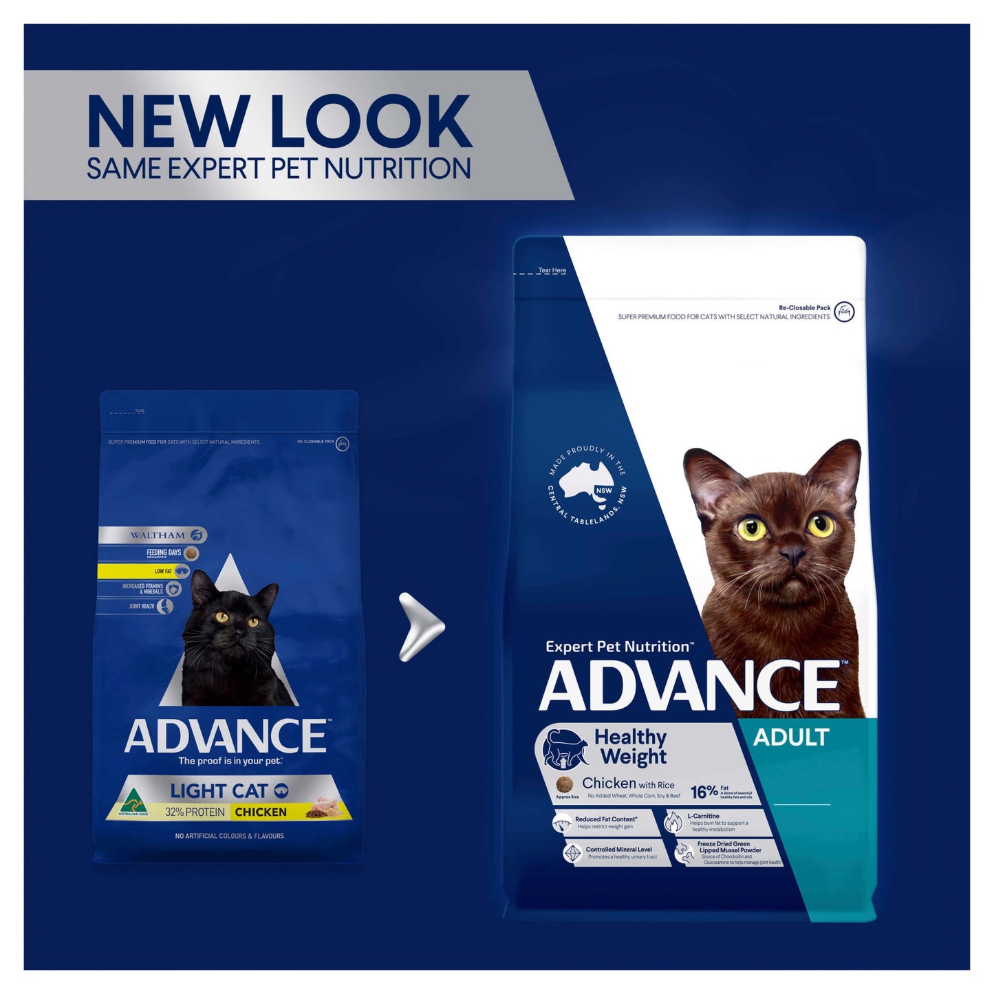 Advance Light Adult Chicken Dry Cat Food - PetPost Australia