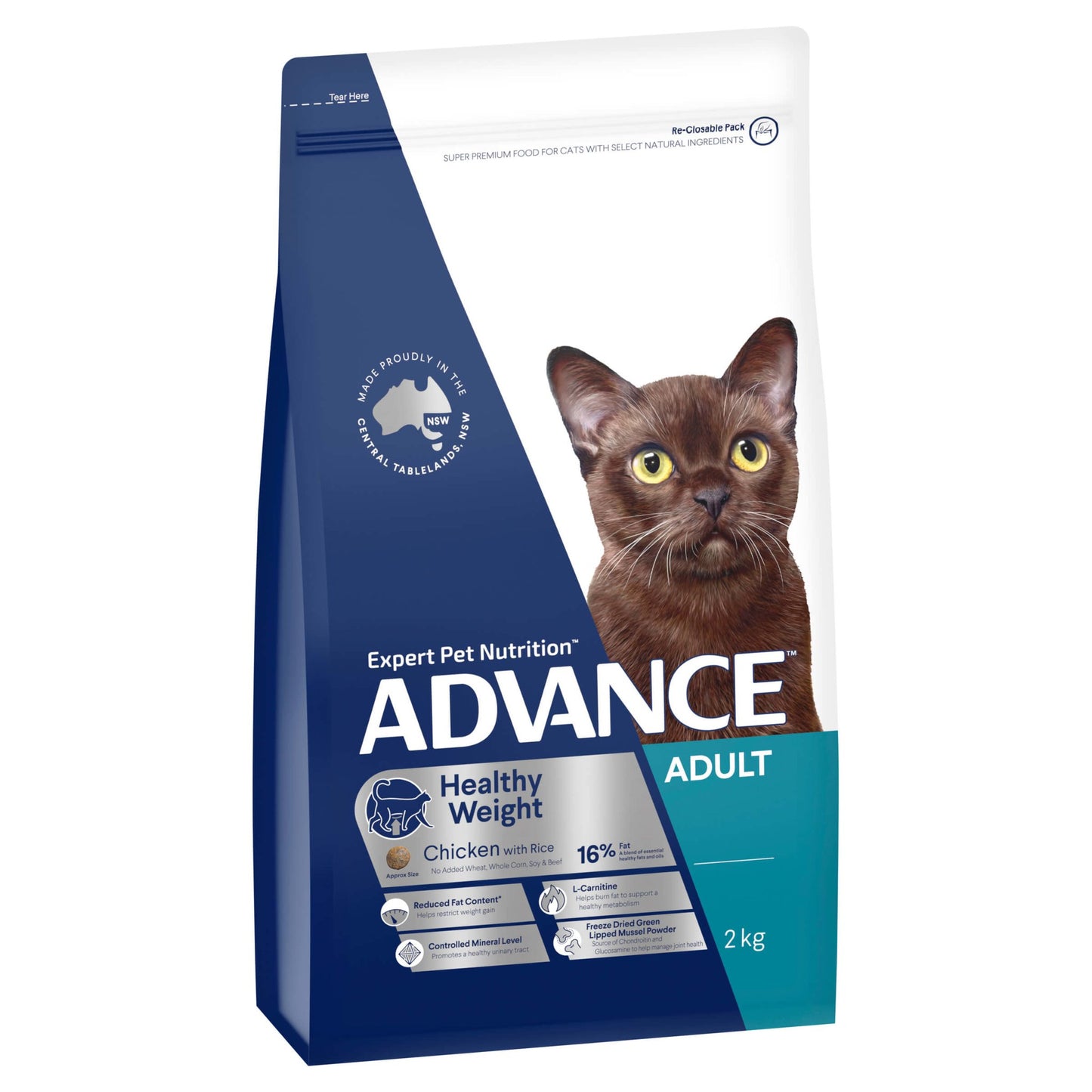 Advance Light Adult Chicken Dry Cat Food - PetPost Australia