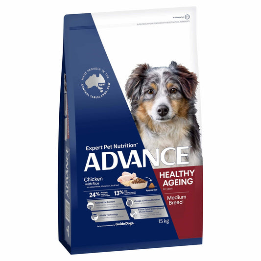 Advance Mature Medium Breed Chicken Dry Dog Food - PetPost Australia